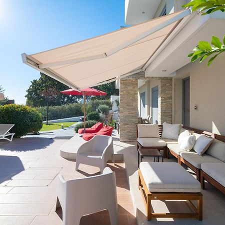Terpsis Pool Villa Asgourou Exteriér fotografie