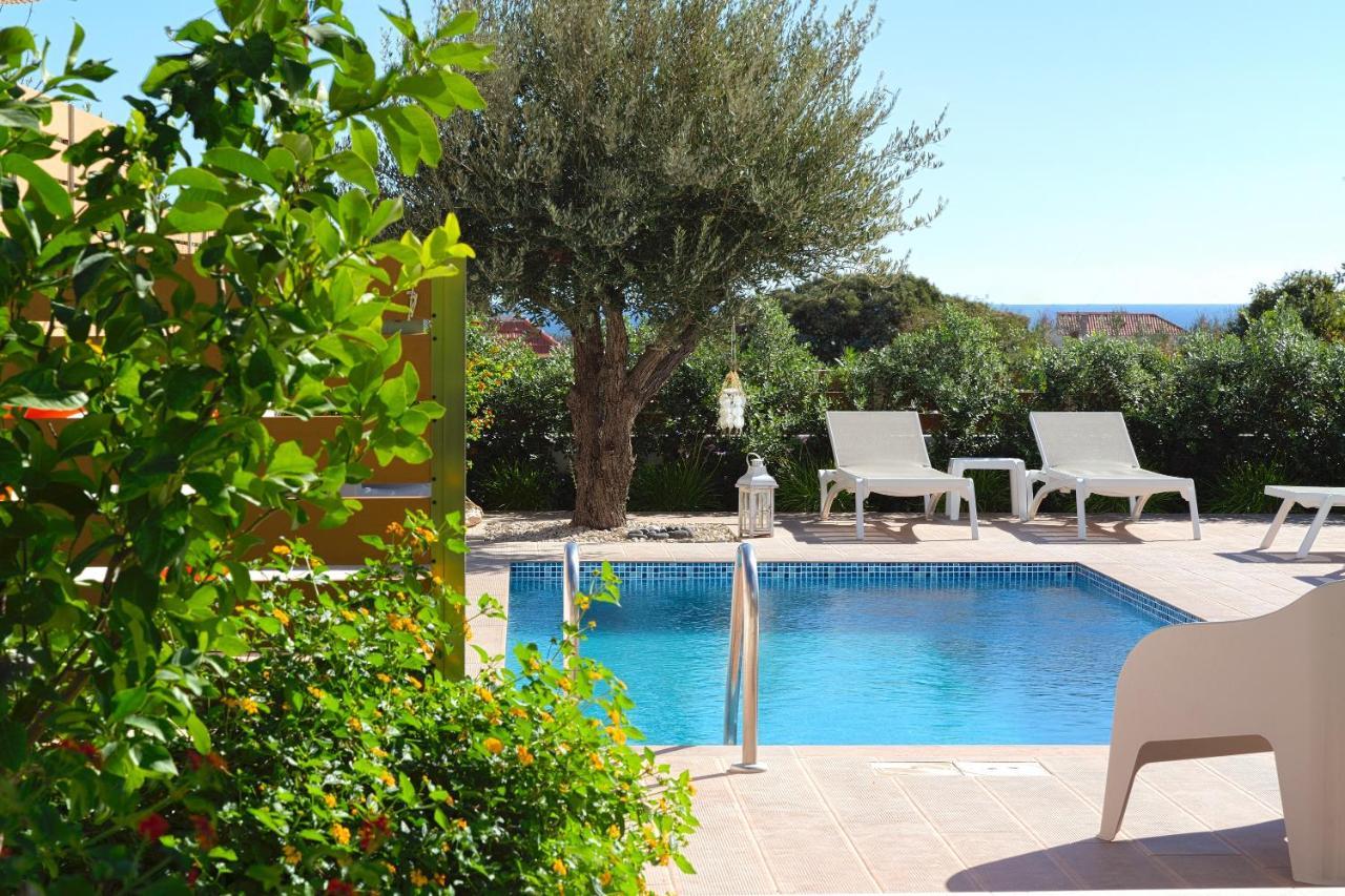 Terpsis Pool Villa Asgourou Exteriér fotografie