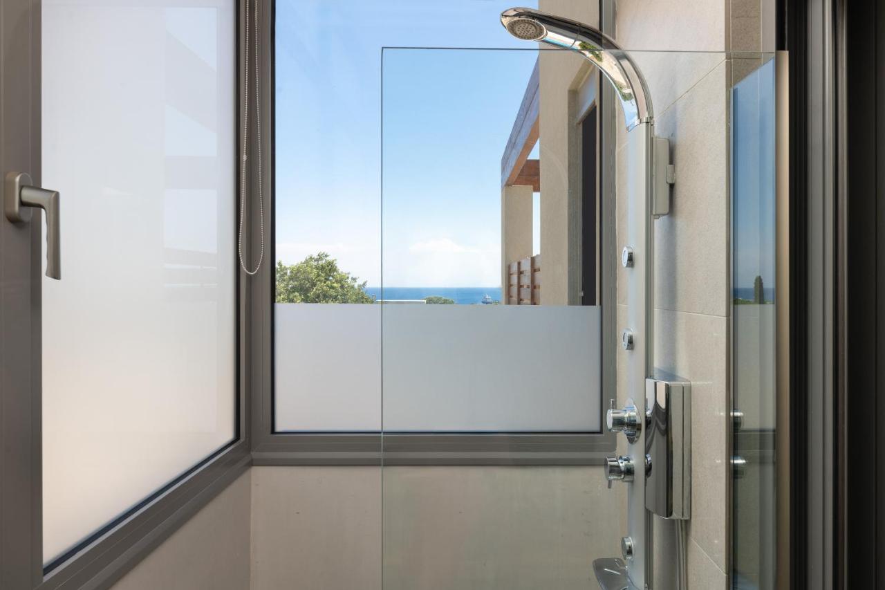 Terpsis Pool Villa Asgourou Exteriér fotografie