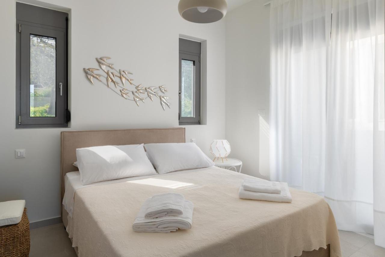 Terpsis Pool Villa Asgourou Exteriér fotografie